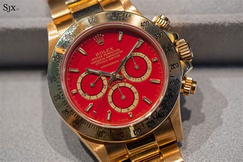 red daytona rolex|More.